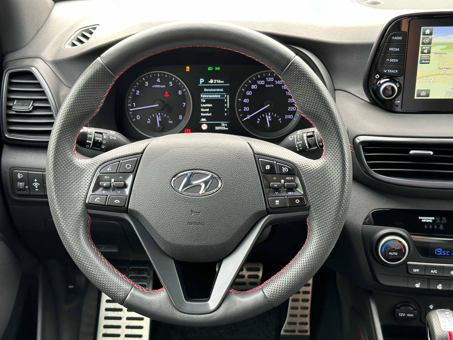 Gebrauchtwagen Hyundai TUCSON N Line 1.6 T-GDI 177 DCT Allrad LED Navi Sicherheits-P. Smart-Key Nettopreis HCS 159